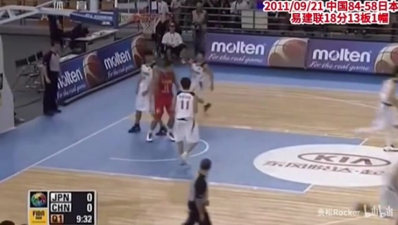降维打击！易建联11年vs日本轻取18分13板1帽集锦！